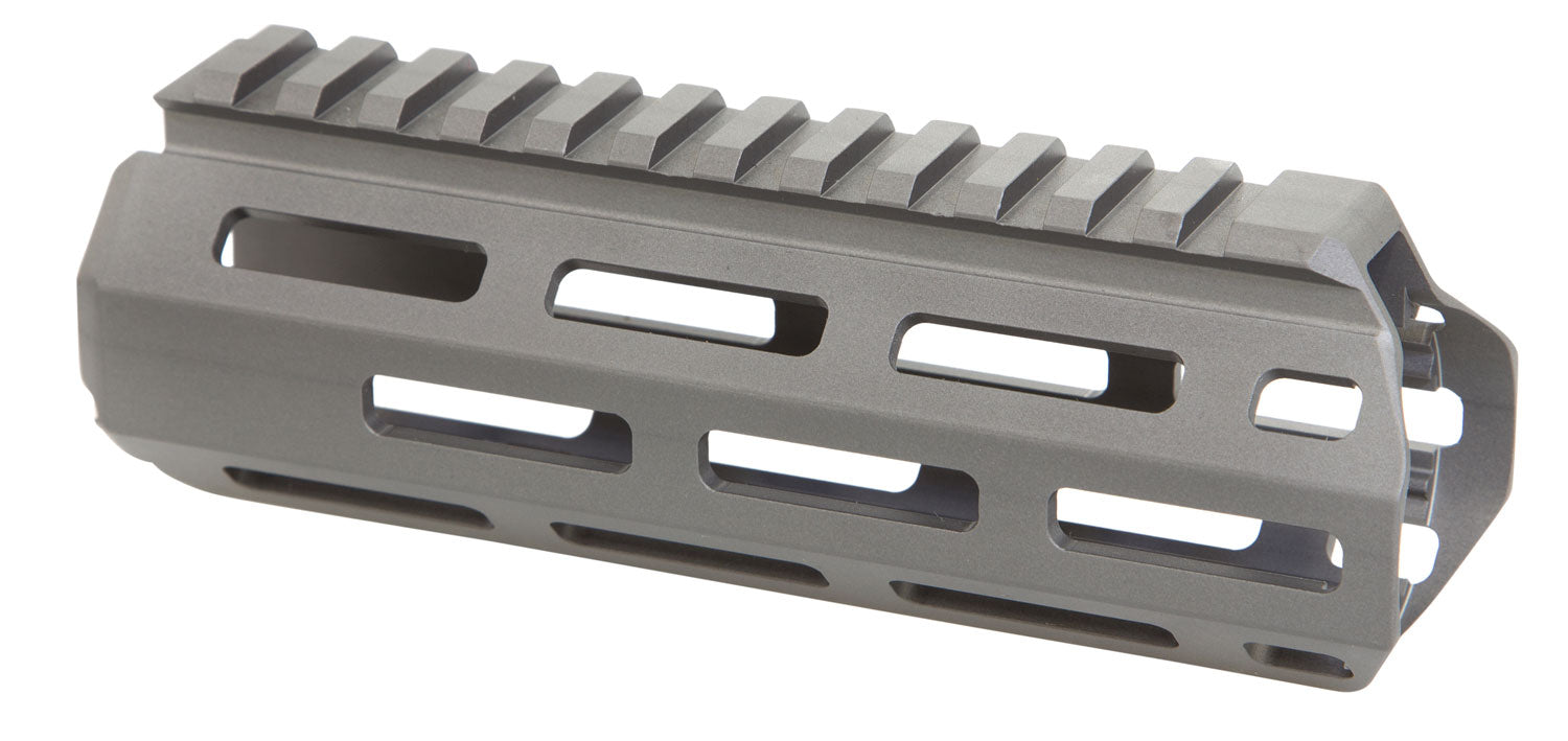 Q LLC 6" M-LOK Gray Aluminum Handguard for Honey Badger