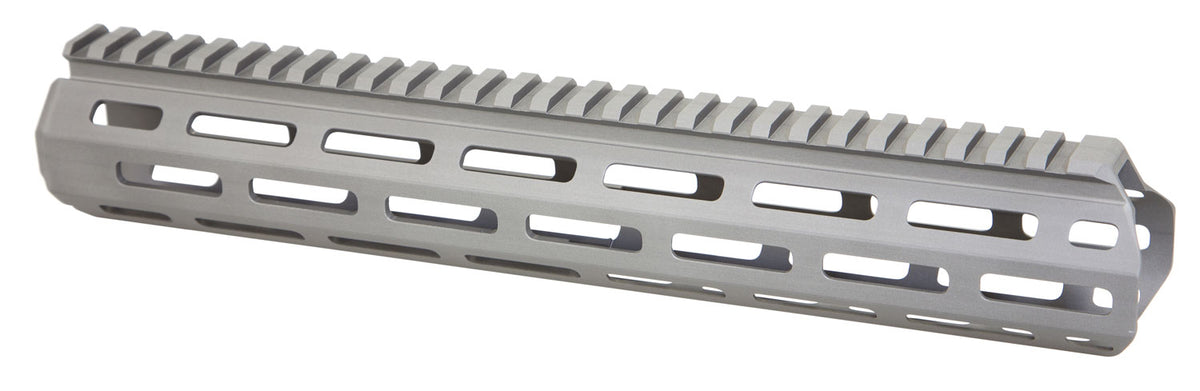 Q LLC 12" M-LOK Gray Aluminum Handguard for Honey Badger