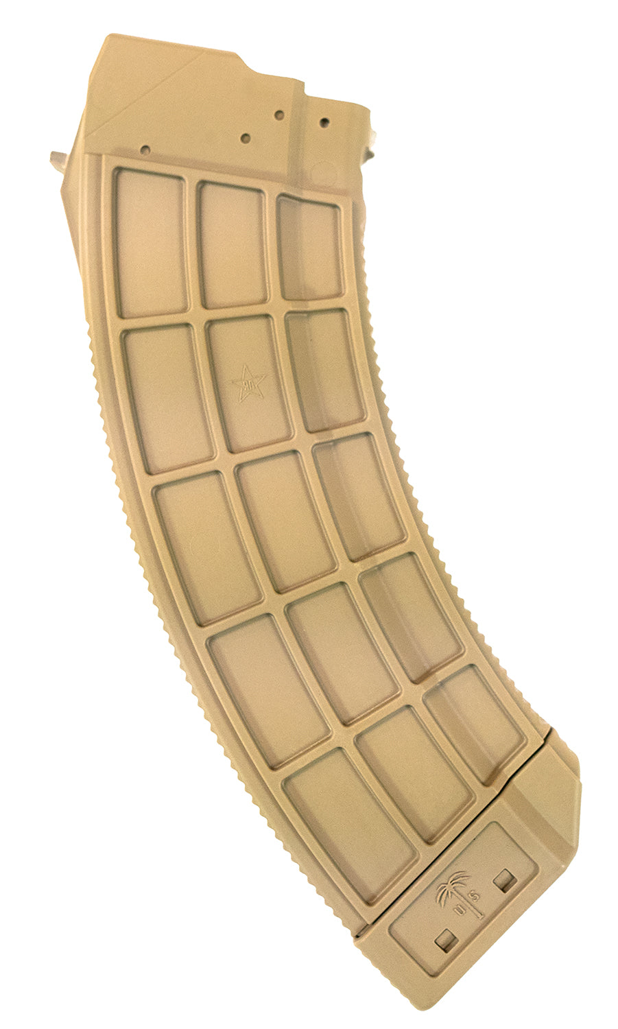 US Palm MA693A AK-47 7.62x39mm 30rd Mag FDE with Stainless Latch