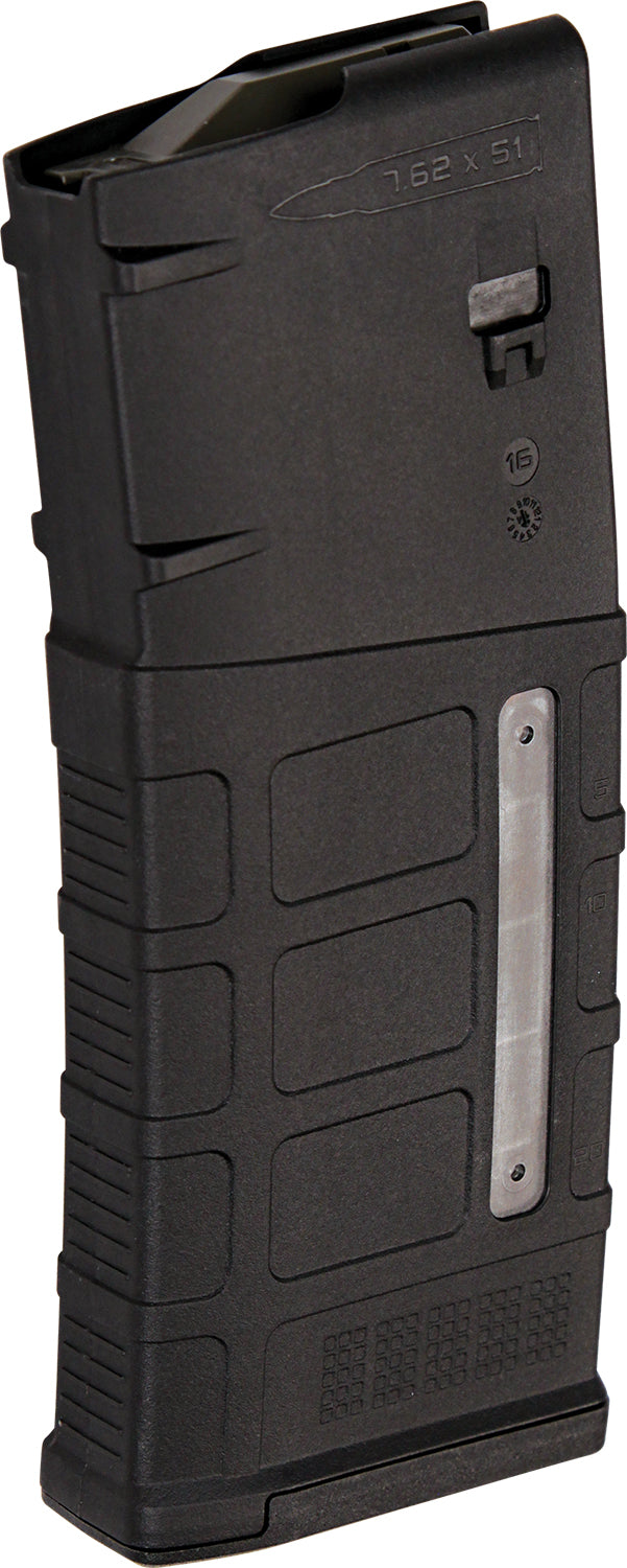Magpul MAG292BLK PMAG GEN M3 25rd Detachable Window Magazine 308 Win/7.62x51mm NATO AR-10/SR25 Compatible Black