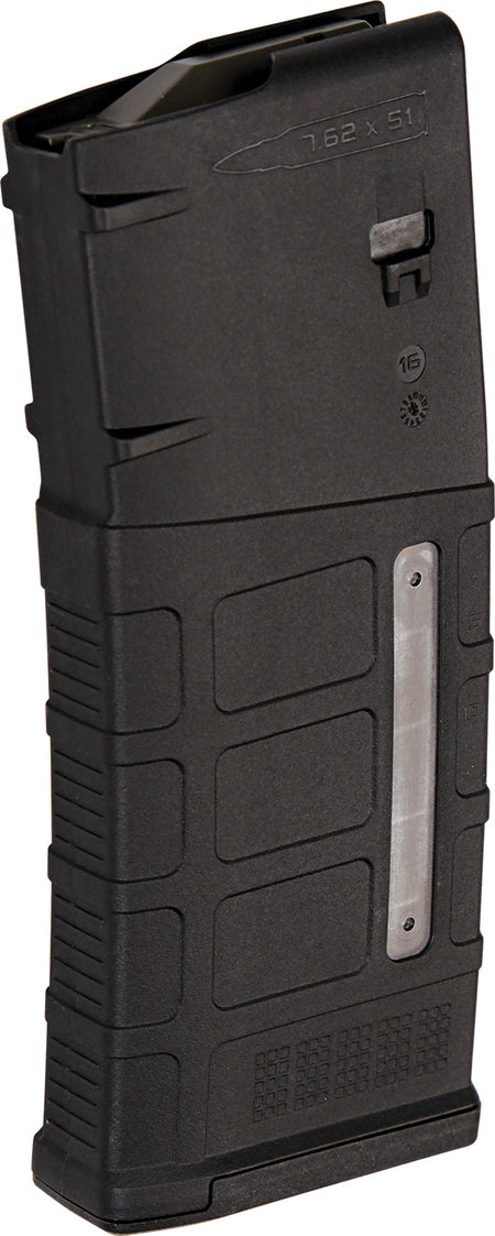 Magpul MAG292BLK PMAG GEN M3 25rd Detachable Window Magazine 308 Win/7.62x51mm NATO AR-10/SR25 Compatible Black