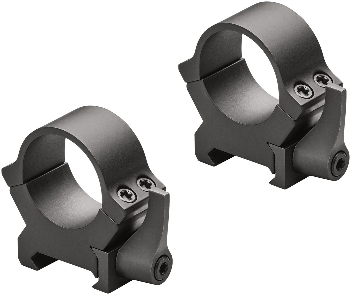 Leupold 177273 QRW2 34mm Medium Cross-Slot Riflescope Ring Set Matte Black