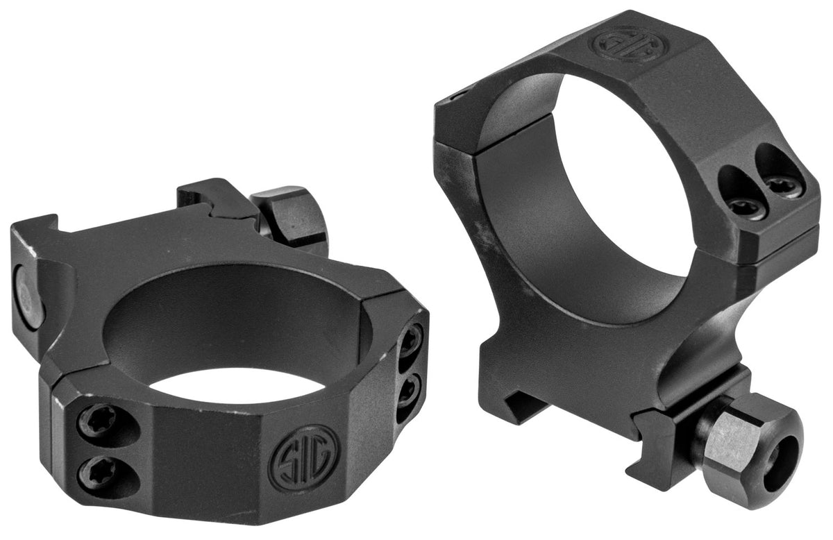 Sig Sauer Electro-Optics Alpha 1 Scope Rings 34mm Extra High Black SOA10018
