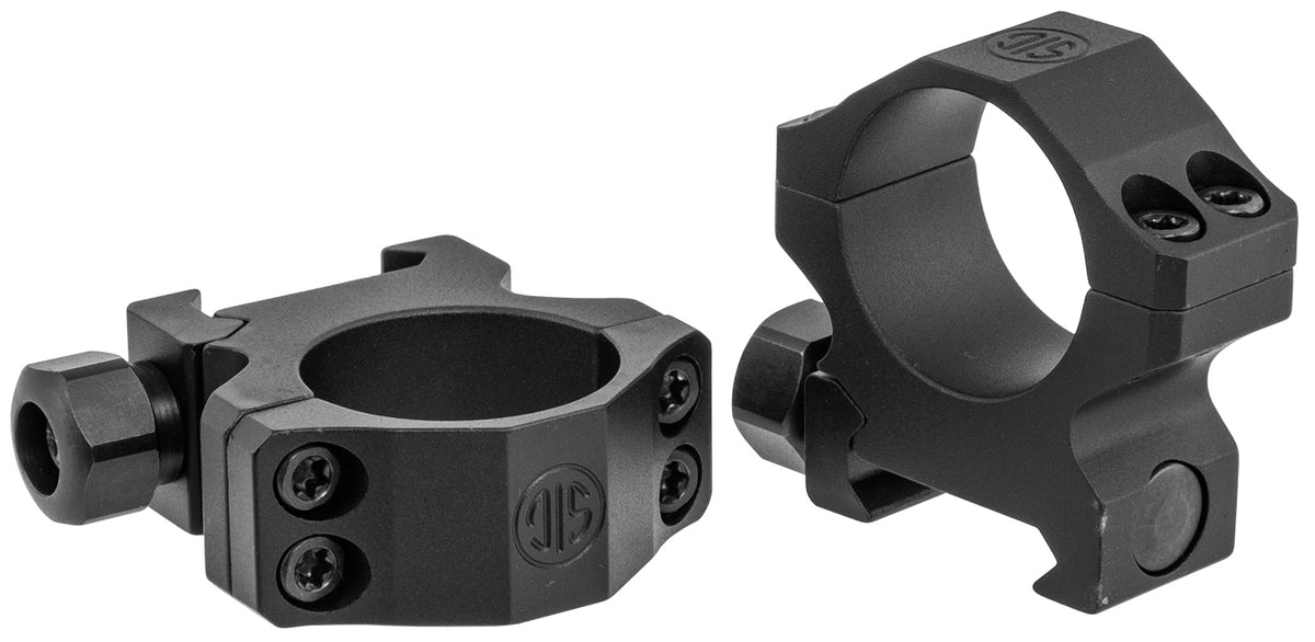 Sig Sauer Electro-Optics Alpha 1 Scope Rings 1 Inch Low Black SOA10019