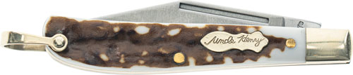Uncle Henry Next Gen Roadie Folding Knife Staglon Handle 2.2"
