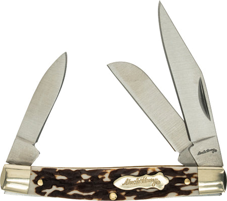 Uncle Henry Next Gen Staglon Rancher Three-Blade Folding Pocket Knife