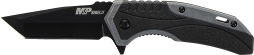 S&W M&P Shield Assisted Opening Folding Knife 2.8" Tanto Blade Black