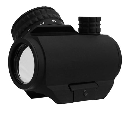 TacFire RD010 Black Anodized 1x20mm 4 MOA Red Green Dot Sight Low Profile