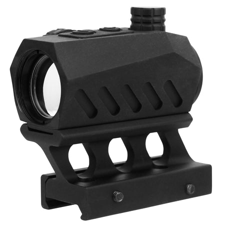 TacFire RD011 Black 1x20mm 4 MOA Dual Illuminated Red Green Dot Sight Integrated Riser