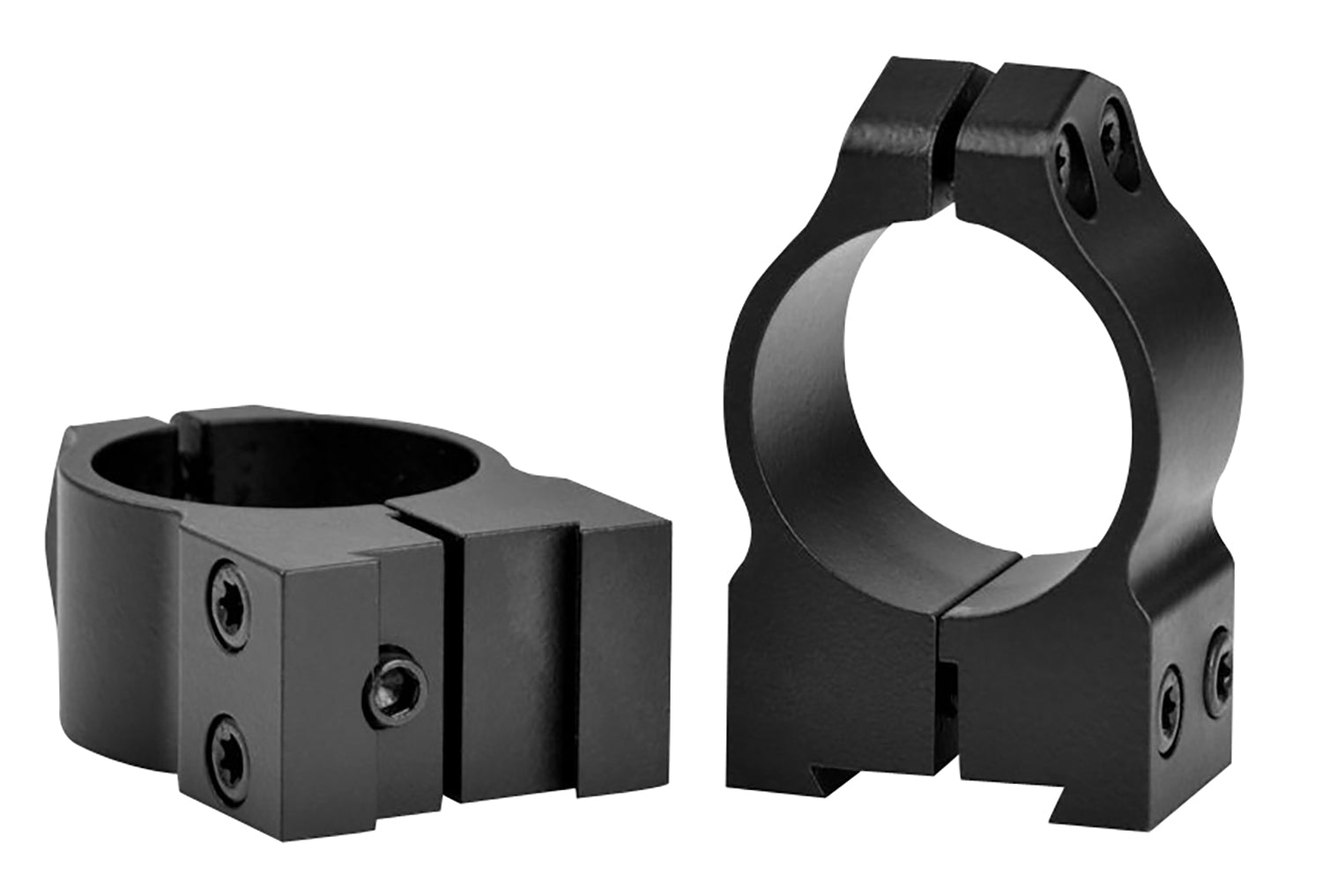 Warne 1B1M 1" Medium Maxima Vertical Split Dovetail Scope Rings Black for CZ 527