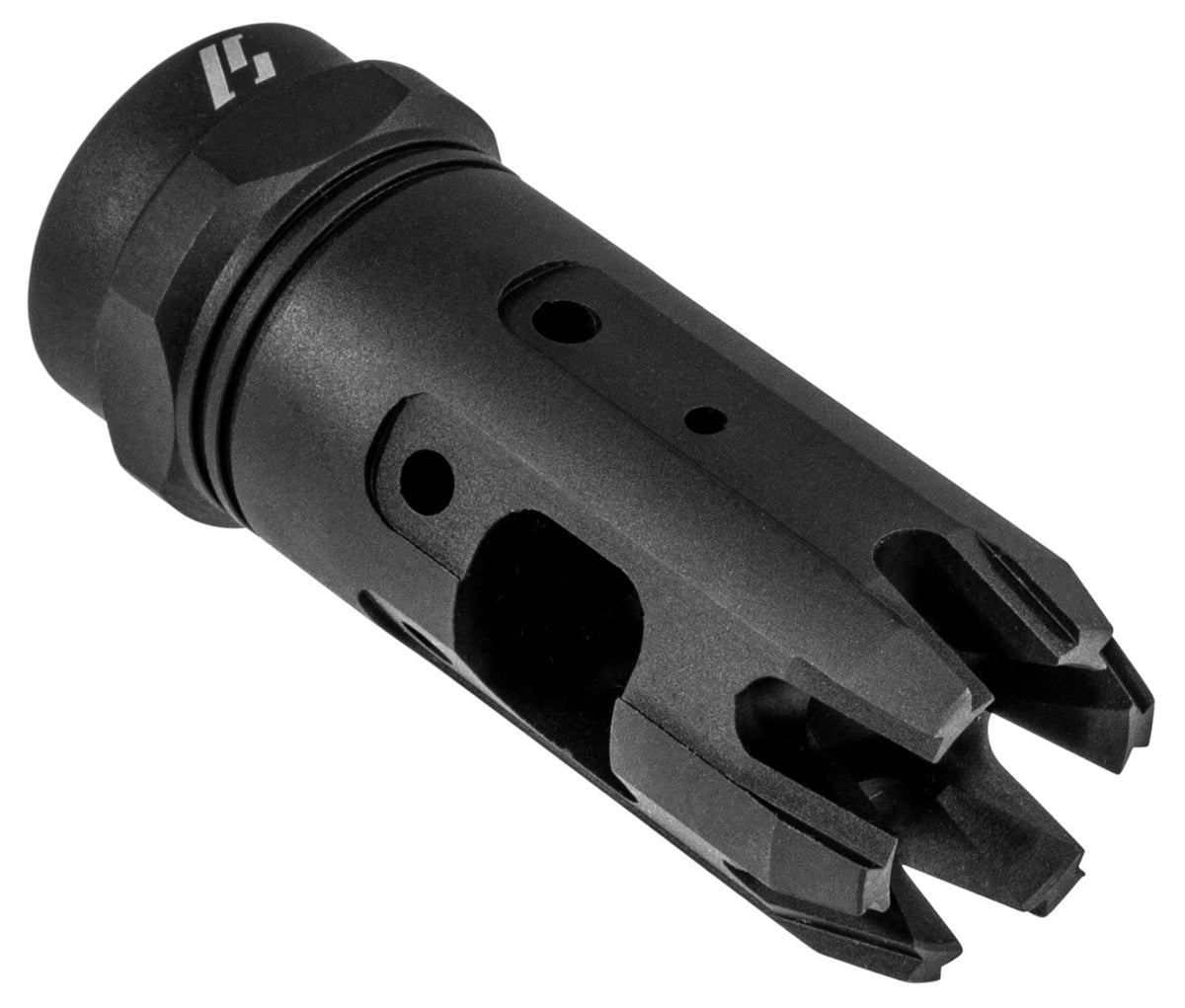Strike Industries 9mm AR-Platform Mini King Comp Black Steel with 1/2"-28 Threads