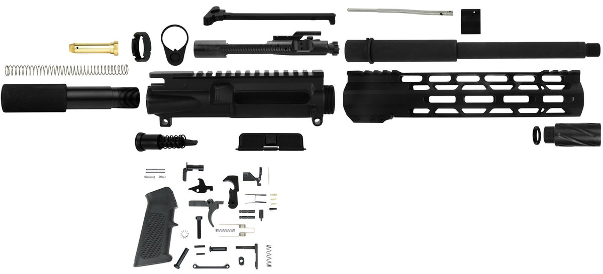 TacFire AR Pistol Build Kit 300 Blackout Parkerized Steel 10.5" Barrel Sports South Exclusive SSPK300LPK10