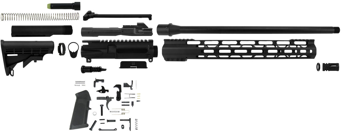 TacFire AR-15 .45 ACP Rifle Build Kit Black Nitride Aluminum 16" Barrel Sports South Exclusive SSRK45ACPLPK