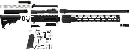 TacFire AR-15 .45 ACP Rifle Build Kit Black Nitride Aluminum 16" Barrel Sports South Exclusive SSRK45ACPLPK