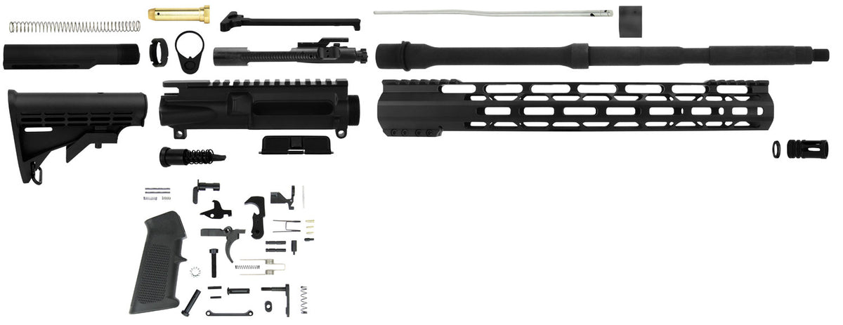 TacFire AR Rifle Build Kit 223 Rem/5.56 NATO SSRK556LPK Unassembled Lower Parts Kit Included