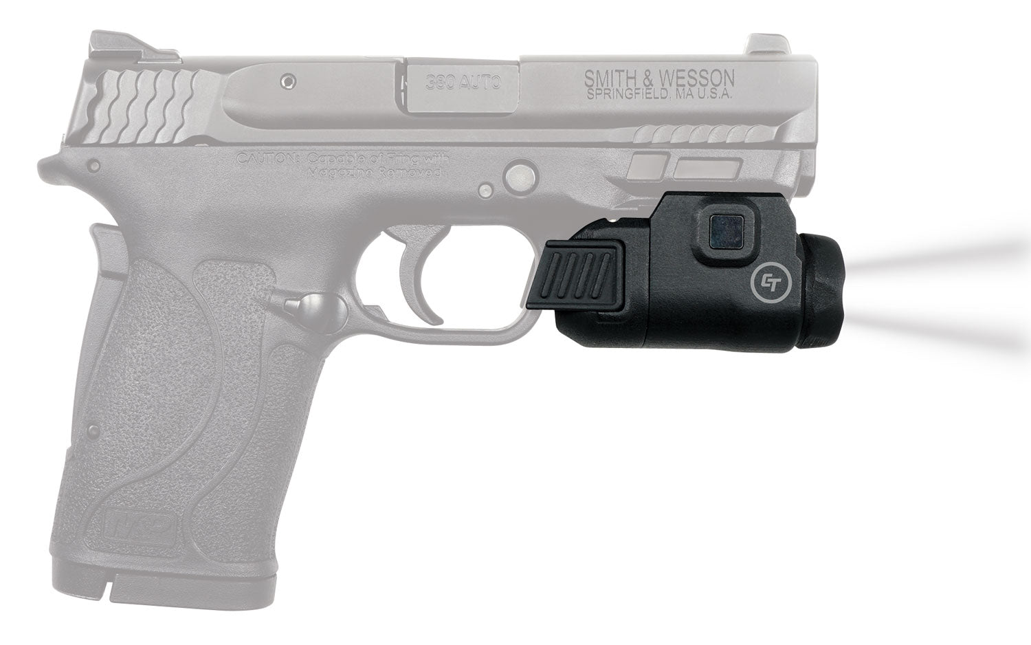 Crimson Trace 0100010 Rail Master Universal Rail-Mounted Tactical Light 200 Lumen White LED Black