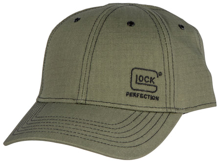 Glock AS10079 Olive Ripstop Adjustable Hat - Glock Perfection Logo