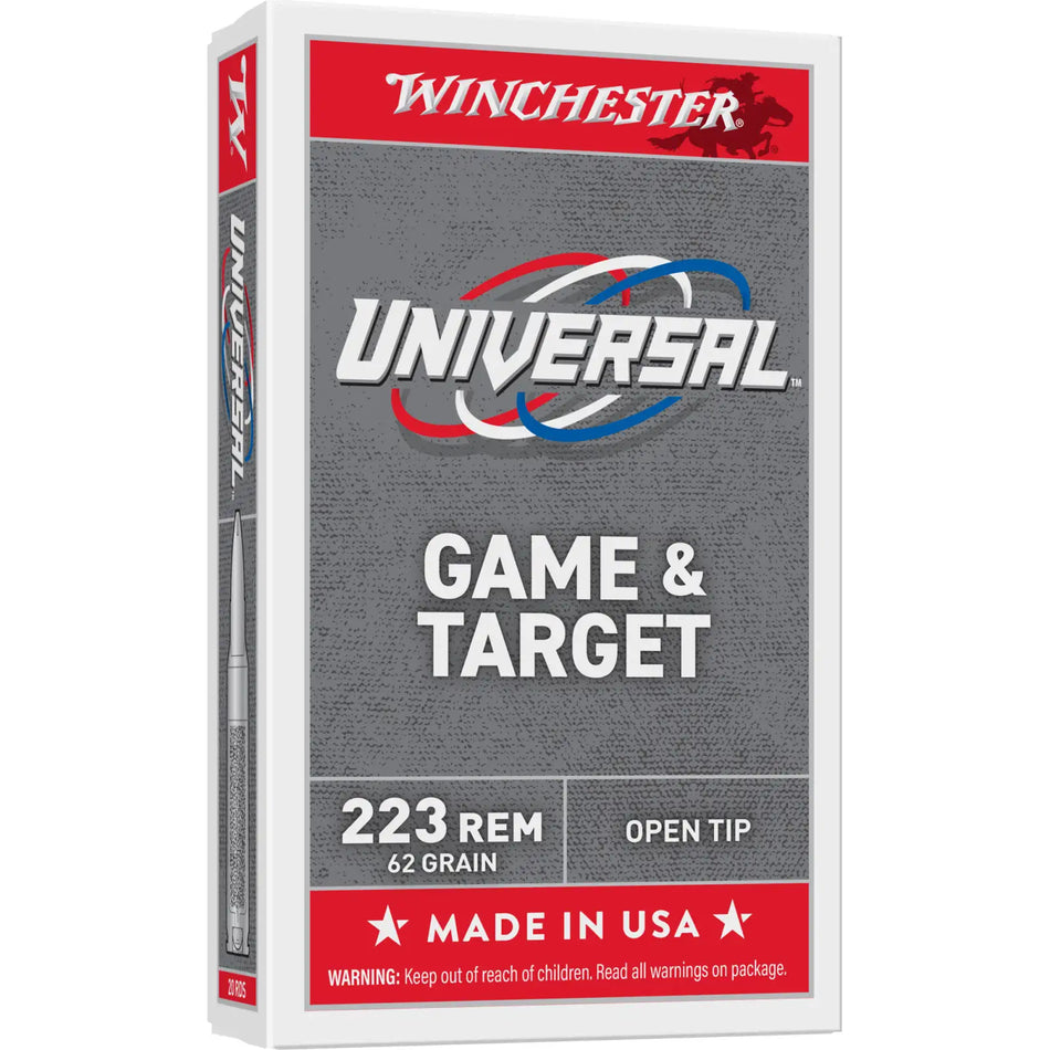 Winchester .223 Remington UNIVERSAL 62 grain Full Metal Jacket ammunition