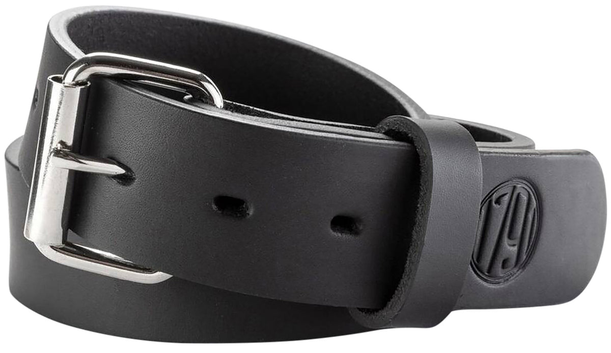 1791 Gunleather 01 Stealth Black Leather Gun Belt 36/40 1.5" Buckle