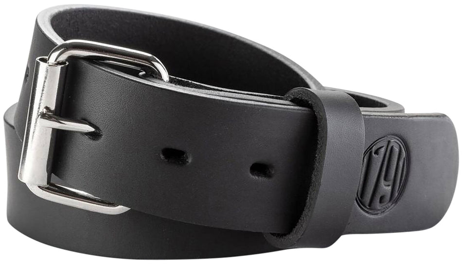 1791 Gunleather 01 Stealth Black Leather Gun Belt 36/40 1.5" Buckle