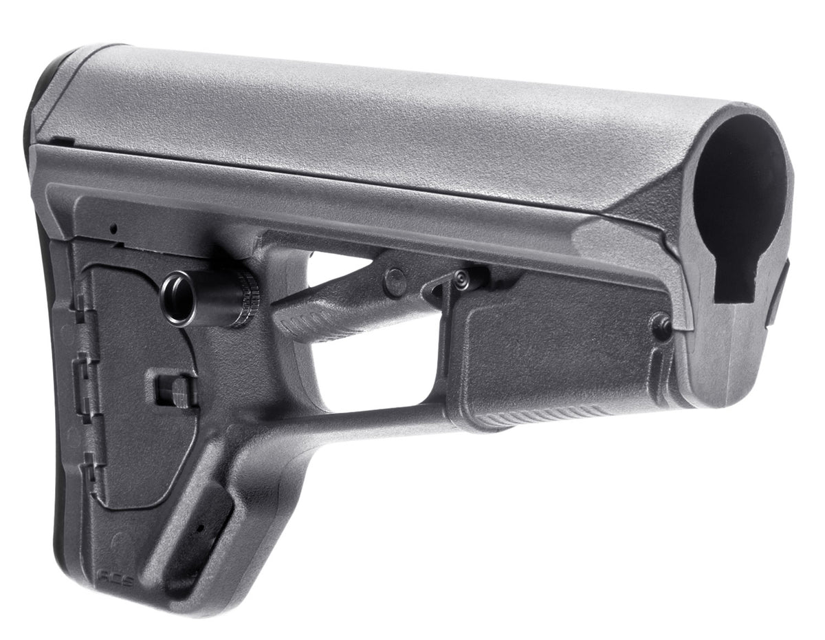 Magpul MAG378-GRY ACS-L Lightweight Carbine Buttstock Stealth Gray for AR-15/M4 Mil-Spec Tube