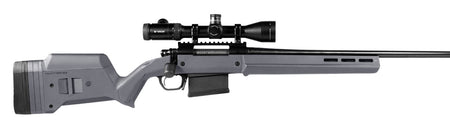 Magpul MAG483-GRY Hunter 700 Long Action Fixed Stock Stealth Gray with Aluminum Bedding Block