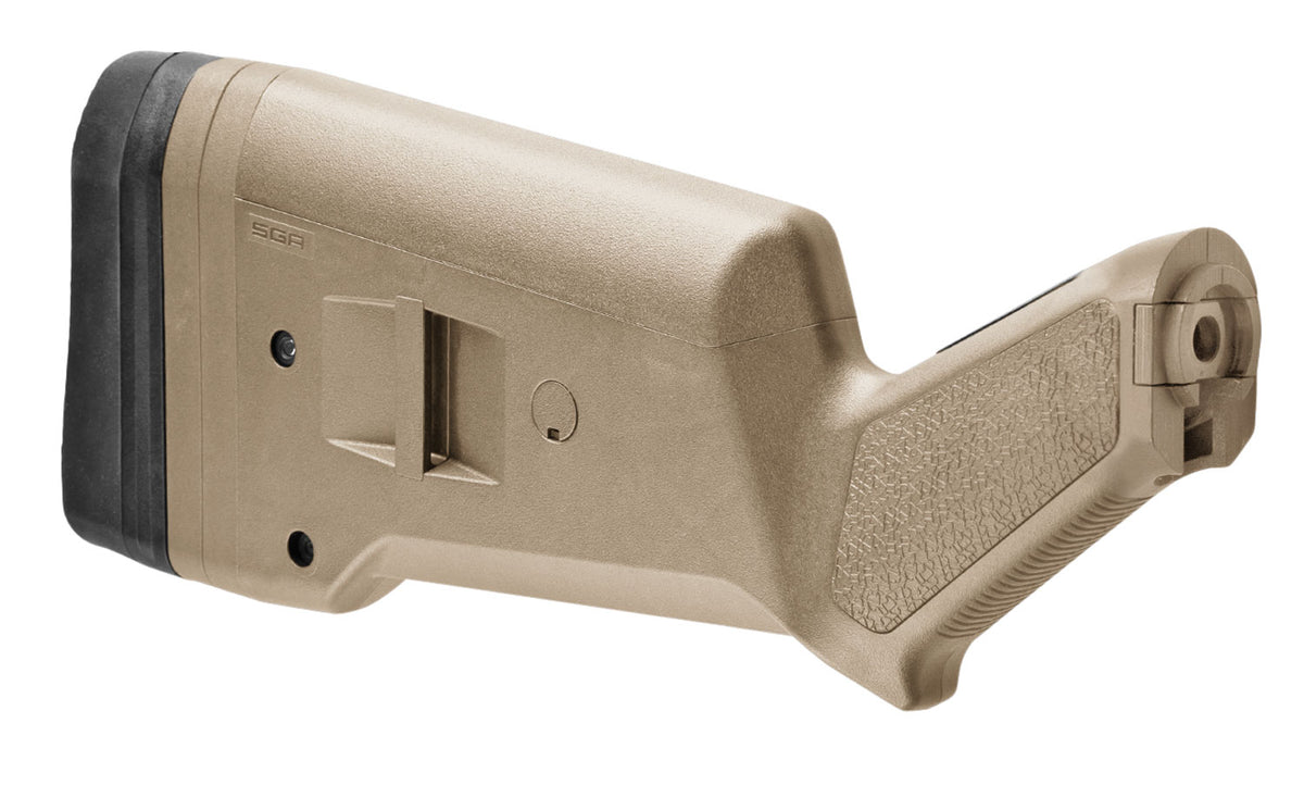 Magpul MAG490-FDE SGA Stock Flat Dark Earth Ambidextrous for Mossberg 500/590