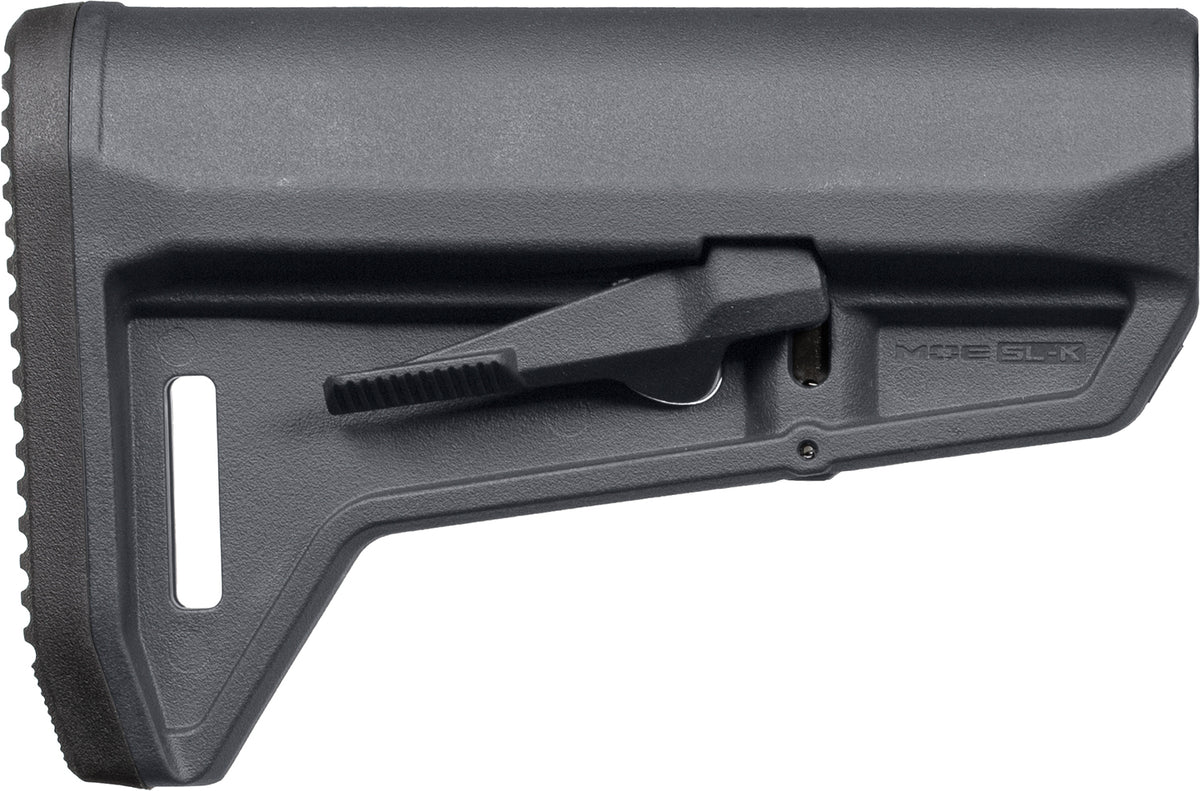 Magpul MAG626-GRY MOE SL-K Compact Carbine Buttstock Stealth Gray for AR-15/M4 Mil-Spec Tube