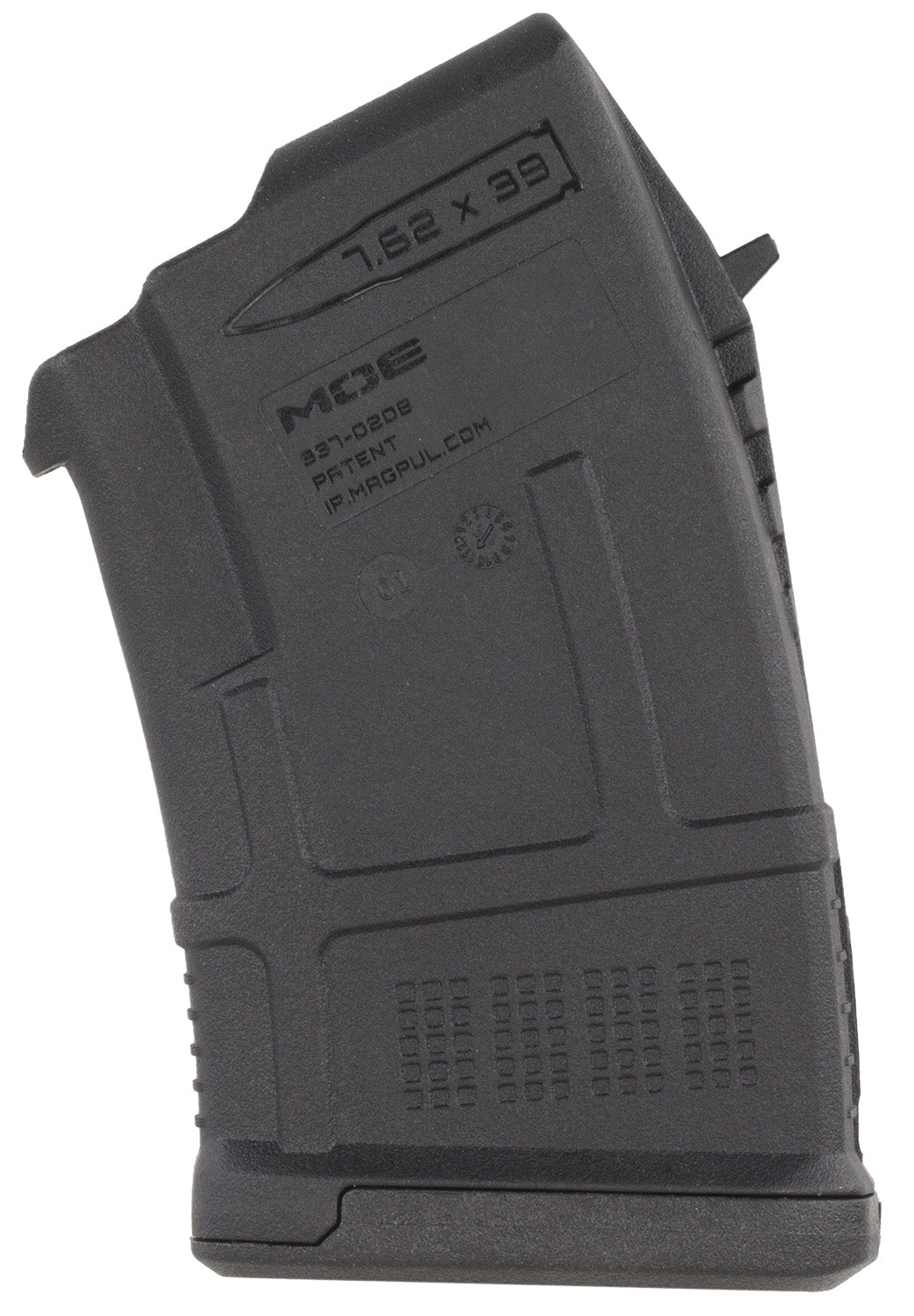 Magpul MAG657BLK PMAG MOE 7.62x39mm 10-Round Detachable Magazine for AK-Platform/AKM Pattern Rifles Black