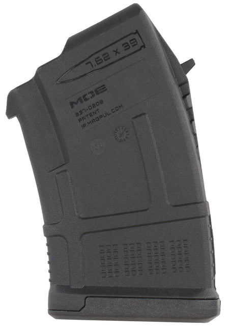 Magpul MAG657BLK PMAG MOE 7.62x39mm 10-Round Detachable Magazine for AK-Platform/AKM Pattern Rifles Black