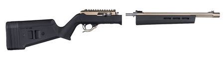 Magpul MAG760-BLK Hunter X-22 Black Polymer Chassis for Ruger 10/22 Takedown Rifles