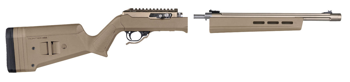 Magpul MAG760 Hunter X-22 Ruger 10/22 Takedown Stock FDE Polymer Adjustable LOP