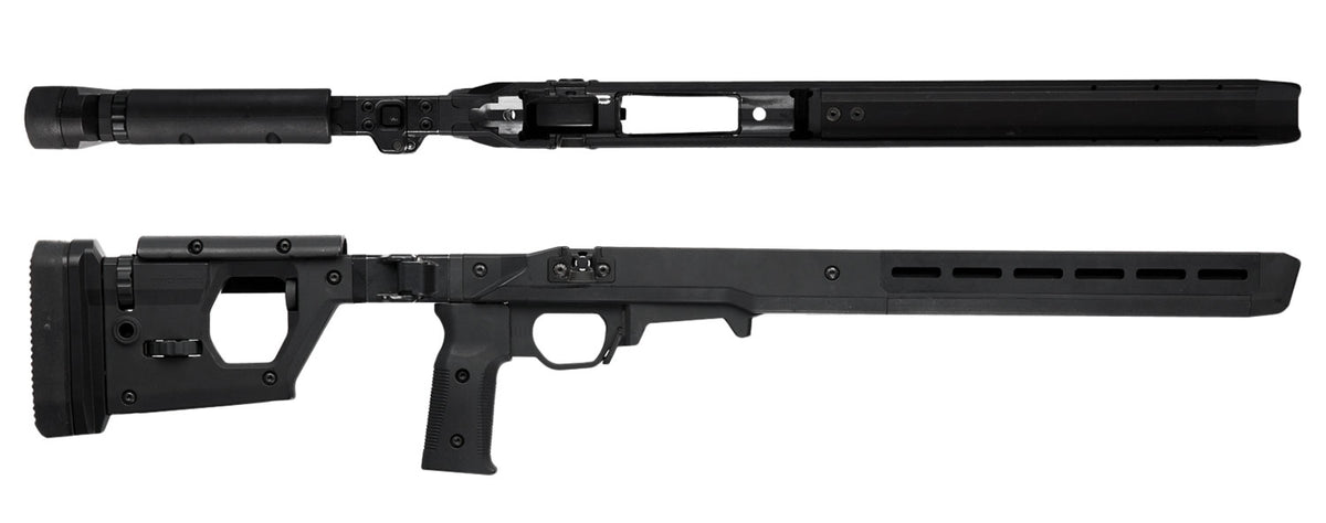 Magpul MAG802-BLK Pro 700 Black Folding Stock Precision Chassis for Rem 700 Short Action