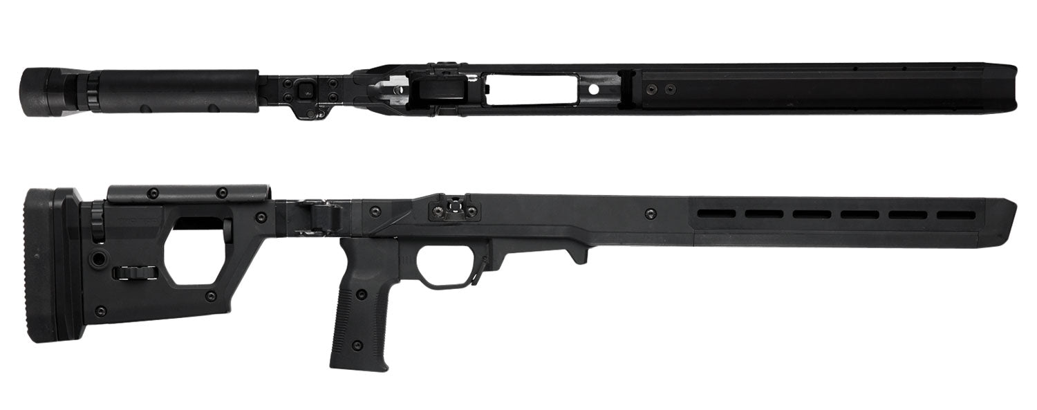 Magpul MAG802-BLK Pro 700 Black Folding Stock Precision Chassis for Rem 700 Short Action