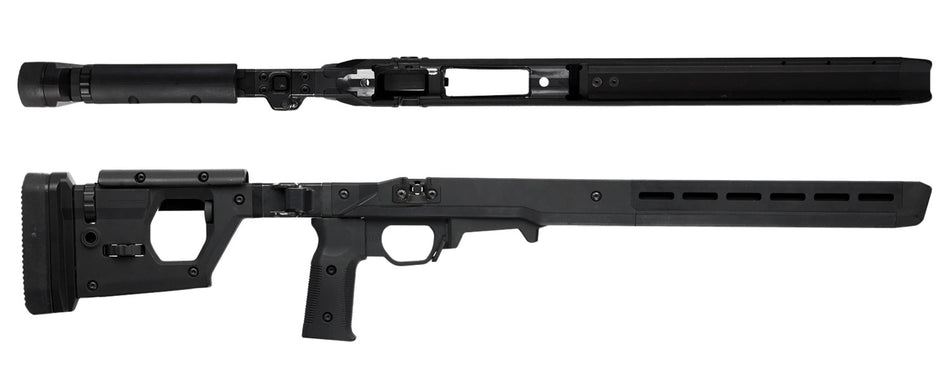 Magpul MAG802-BLK Pro 700 Black Folding Stock Precision Chassis for Rem 700 Short Action