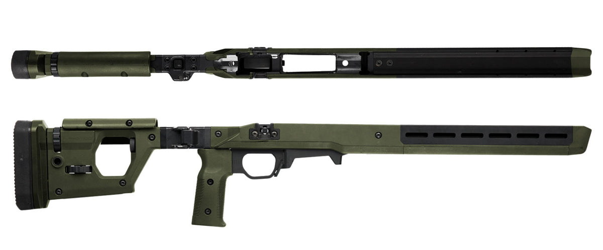 Magpul MAG802-ODG Pro 700 OD Green Folding Stock Precision Chassis Rem 700 Short Action