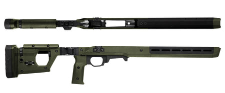 Magpul MAG802-ODG Pro 700 OD Green Folding Stock Precision Chassis Rem 700 Short Action