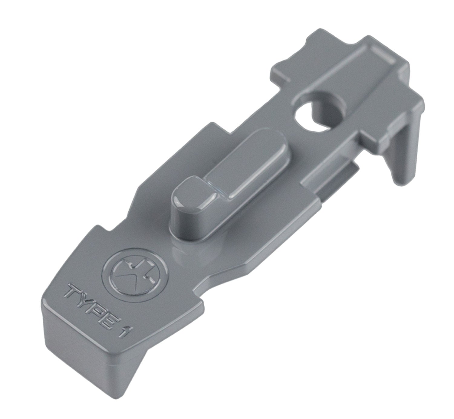 Magpul Tactile Lock-Plate Type 1 Single Ridge Stealth Gray Polymer PMAG 10/20/30 AR M4 GEN M3 Floor Plate 5-Pack