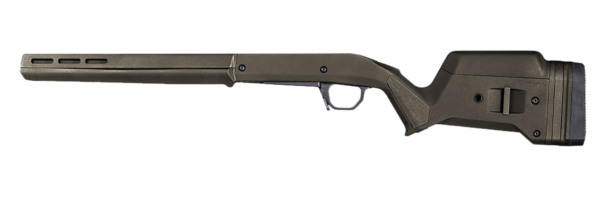 Magpul MAG931-ODG OD Green Synthetic Hunter American Stock Adj Comb Aluminum Bedding for Ruger American SA