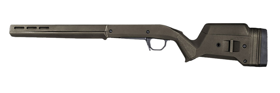 Magpul MAG931-ODG OD Green Synthetic Hunter American Stock Adj Comb Aluminum Bedding for Ruger American SA