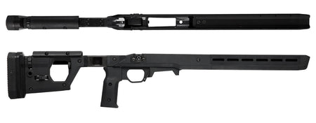 Magpul MAG997-BLK Black Synthetic Pro 700 Fixed Rifle Stock with Full Billet Aluminum Skeleton for Rem 700 SA
