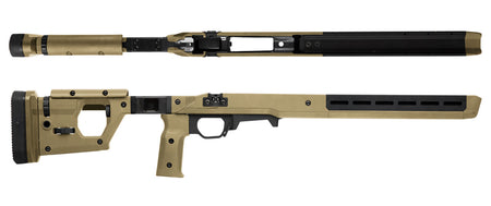 Magpul MAG997-FDE Flat Dark Earth Pro 700 Fixed Stock Full Billet Aluminum Skeleton for Rem 700 Short Action