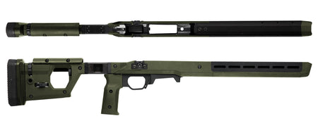 Magpul MAG997-ODG OD Green Pro 700 Fixed Rifle Chassis Stock with Aluminum Bedding for Rem 700 Short Action