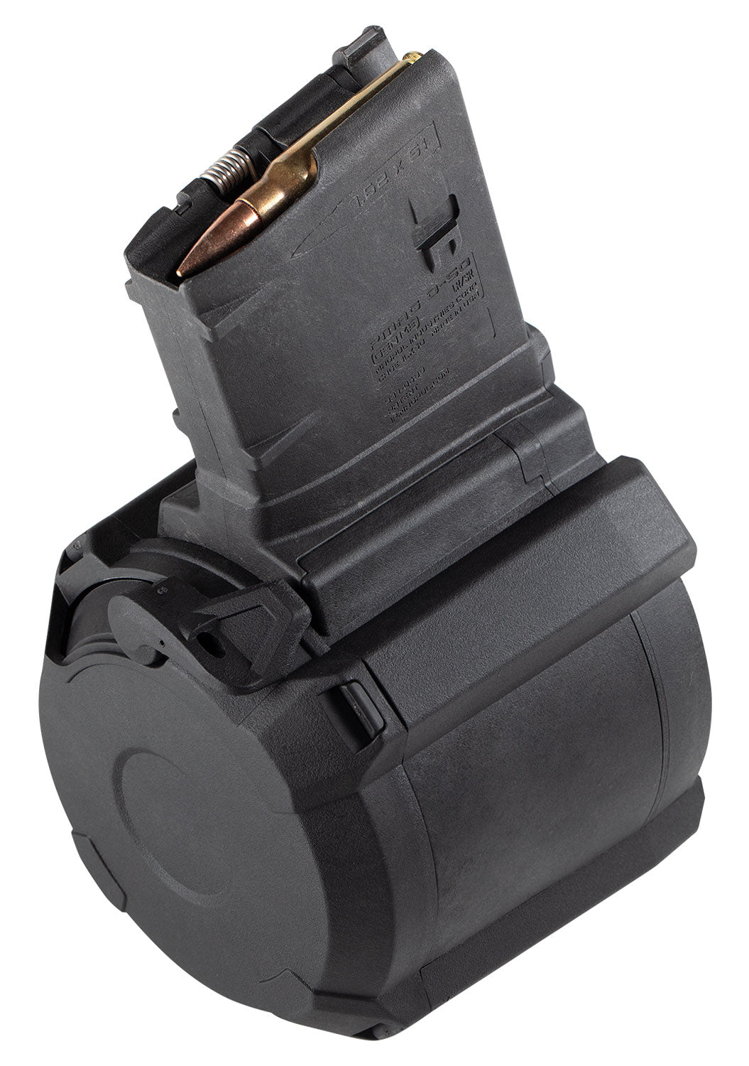 Magpul PMAG D-50 GEN M3 50-Round Drum Rifle Magazine 308 Win / 7.62x51mm NATO AR-10 SR25 Black