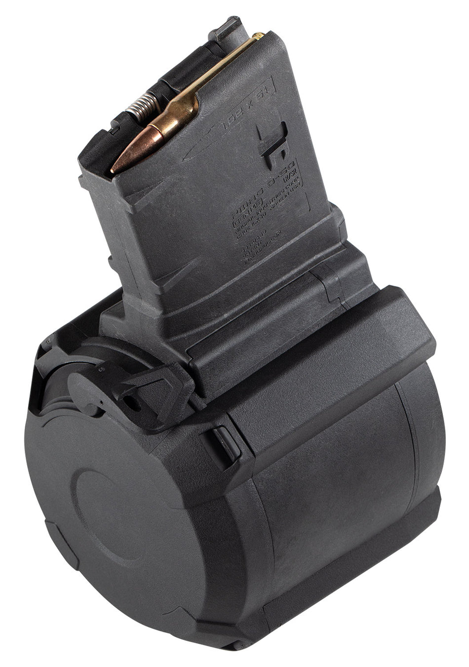 Magpul PMAG D-50 GEN M3 50-Round Drum Rifle Magazine 308 Win / 7.62x51mm NATO AR-10 SR25 Black