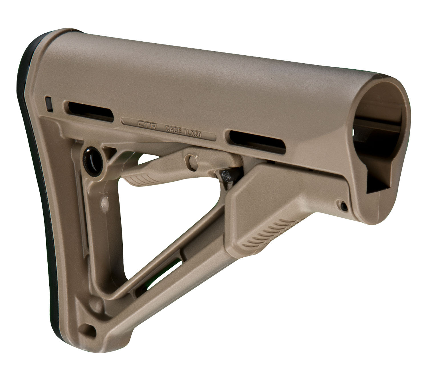 Magpul MAG310FDE Flat Dark Earth CTR Compact Stock Drop-In Replacement for AR-15 M16 M4 Mil-Spec Tube