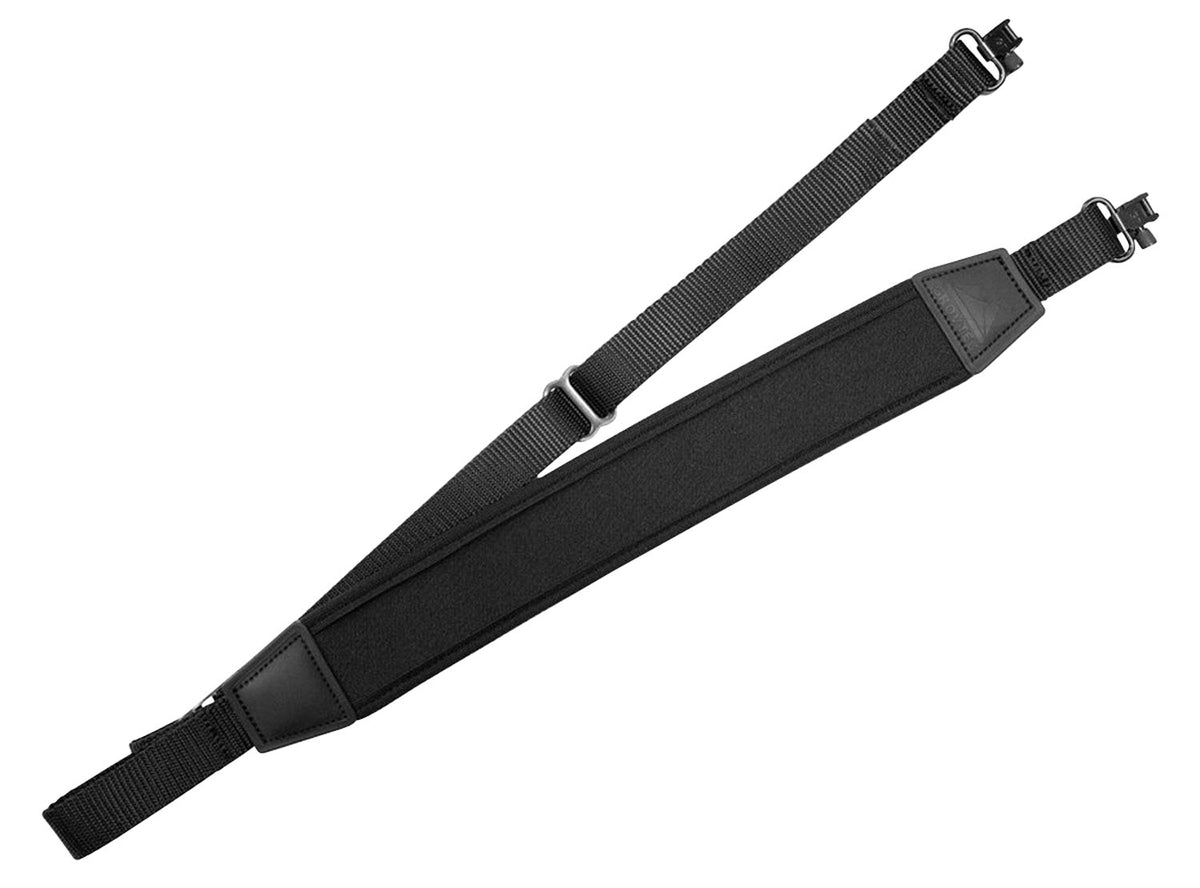 GrovTec GTSL121 Black FLEX Padded Elastic and Neoprene Adjustable Rifle/Shotgun Sling