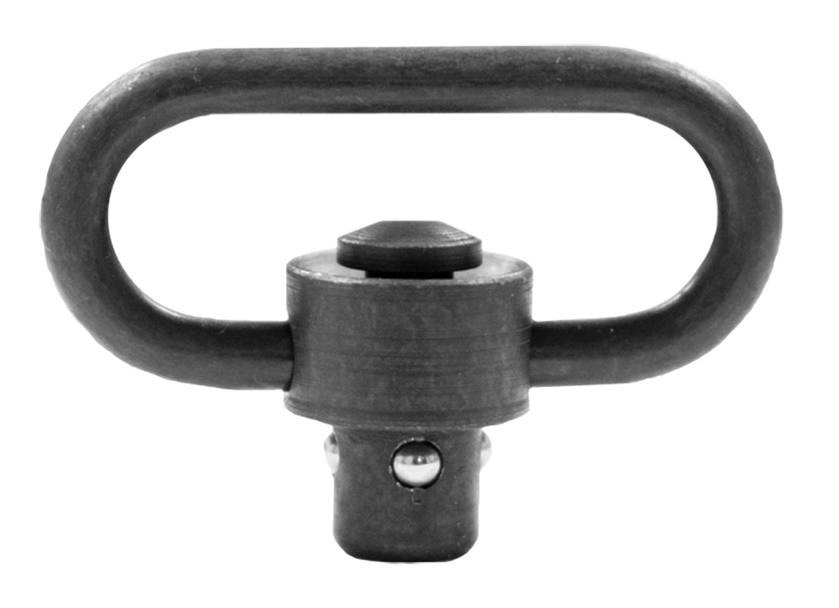 GrovTec GTSW107 Black Phosphate 1.5" Steel Heavy Duty Push Button Swivel