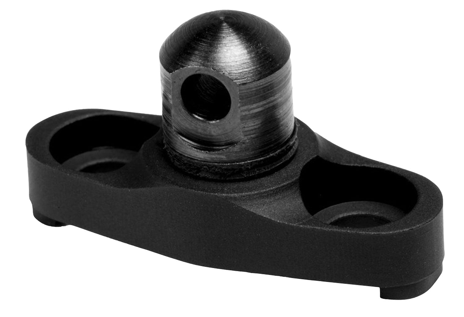 GrovTec GTSW112 Black Anodized 6061 Aluminum Flanged Stud Mount, M-LOK Compatible