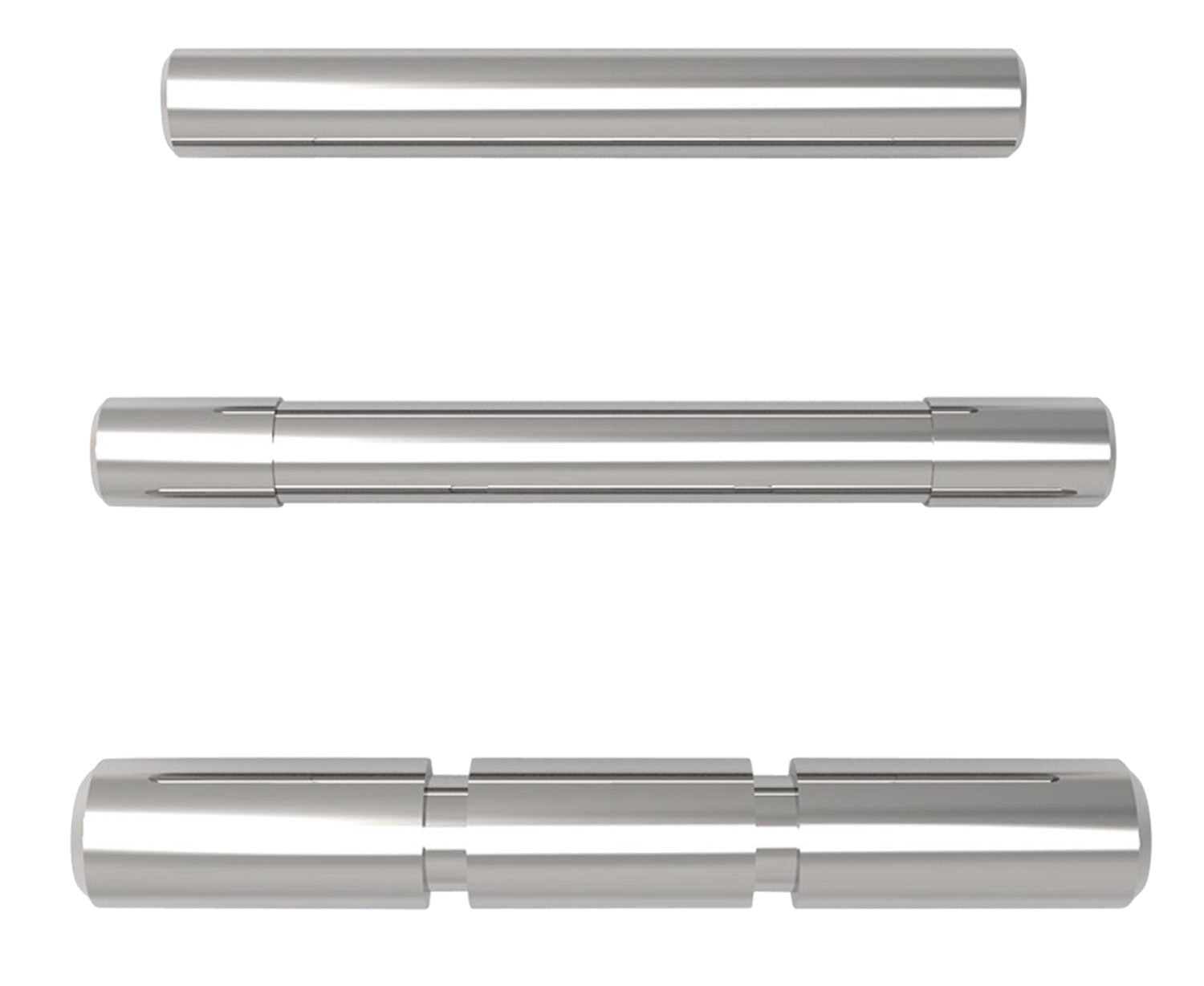 Cross Armory Dimpled 3 Pin Set for Glock Gen1-3 Silver Steel
